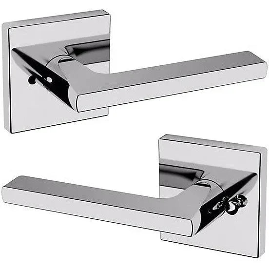 Baldwin Estate 5162 Privacy Lever with R017 Rosette in Polished Chrome finish