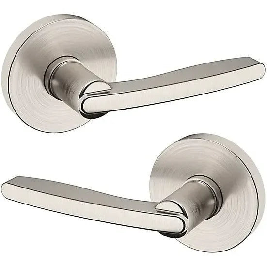 Baldwin 5164 Houston Lever with 5046 Rosette Lifetime Satin Nickel