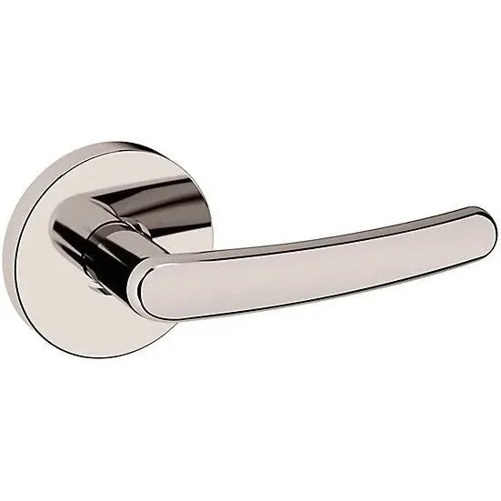 Baldwin Estate 5165 Right Handed Half Dummy Lever with 5046 Rosette in Lifetime Polished Nickel finish