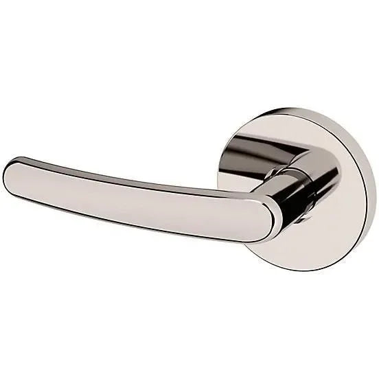 Baldwin Estate 5165 Left Handed Half Dummy Lever with 5046 Rosette in Lifetime Polished Nickel finish