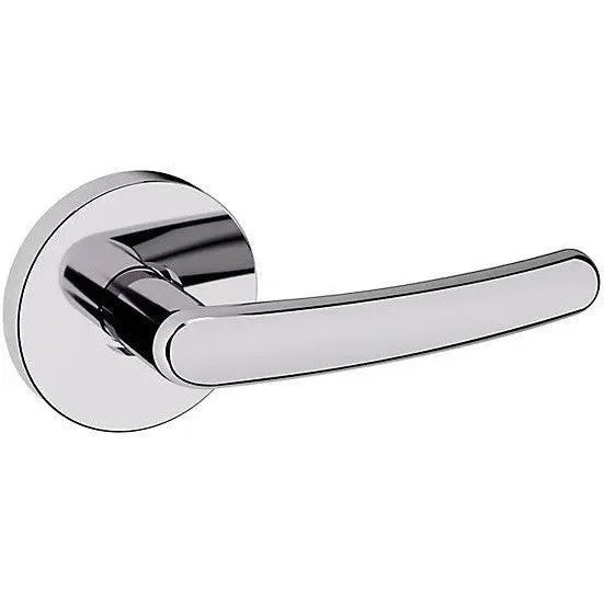 Baldwin Estate 5165 Left Handed Half Dummy Lever with 5046 Rosette in Polished Chrome finish