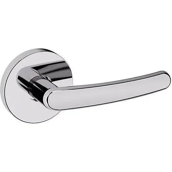 Baldwin Estate 5165 Right Handed Half Dummy Lever with 5046 Rosette in Polished Chrome finish