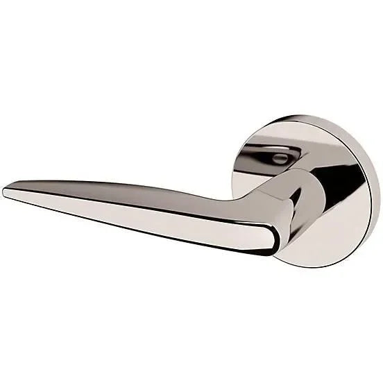 Baldwin Estate 5166 Left Handed Half Dummy Lever with 5046 Rosette in Lifetime Polished Nickel finish