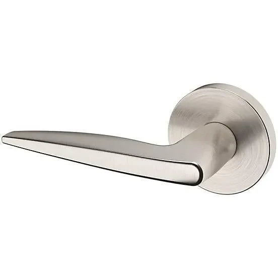 Baldwin Estate 5166 Left Handed Half Dummy Lever with 5046 Rosette in Lifetime Satin Nickel finish