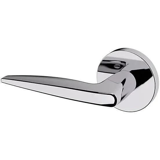 Baldwin Estate 5166 Left Handed Half Dummy Lever with 5046 Rosette in Polished Chrome finish