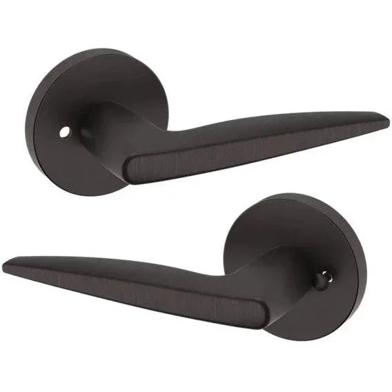 Baldwin Estate 5166 Privacy Lever with 5046 Rosette in Venetian Bronze finish
