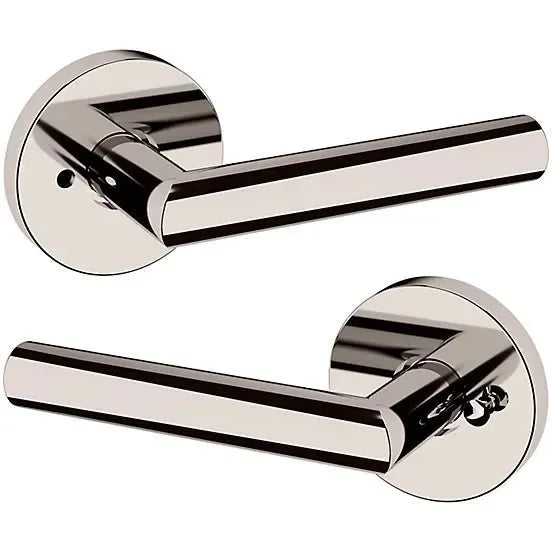 Baldwin 5173 Lever with 5046 Rosette Lifetime Polished Nickel