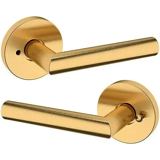 Baldwin 5173 Lever with 5046 Rosette Lifetime Satin Brass