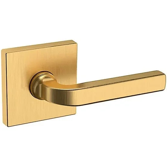 Baldwin Estate 5190 Right Handed Half Dummy Lever with R017 Rosette in Lifetime Satin Brass finish