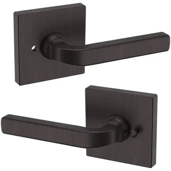 Baldwin Estate 5190 Privacy Lever with R017 Rosette in Venetian Bronze finish