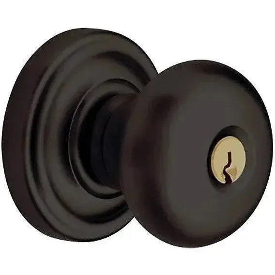 Baldwin EstateBaldwin 5205 Keyed Classic Knob with Classic Rosette in 