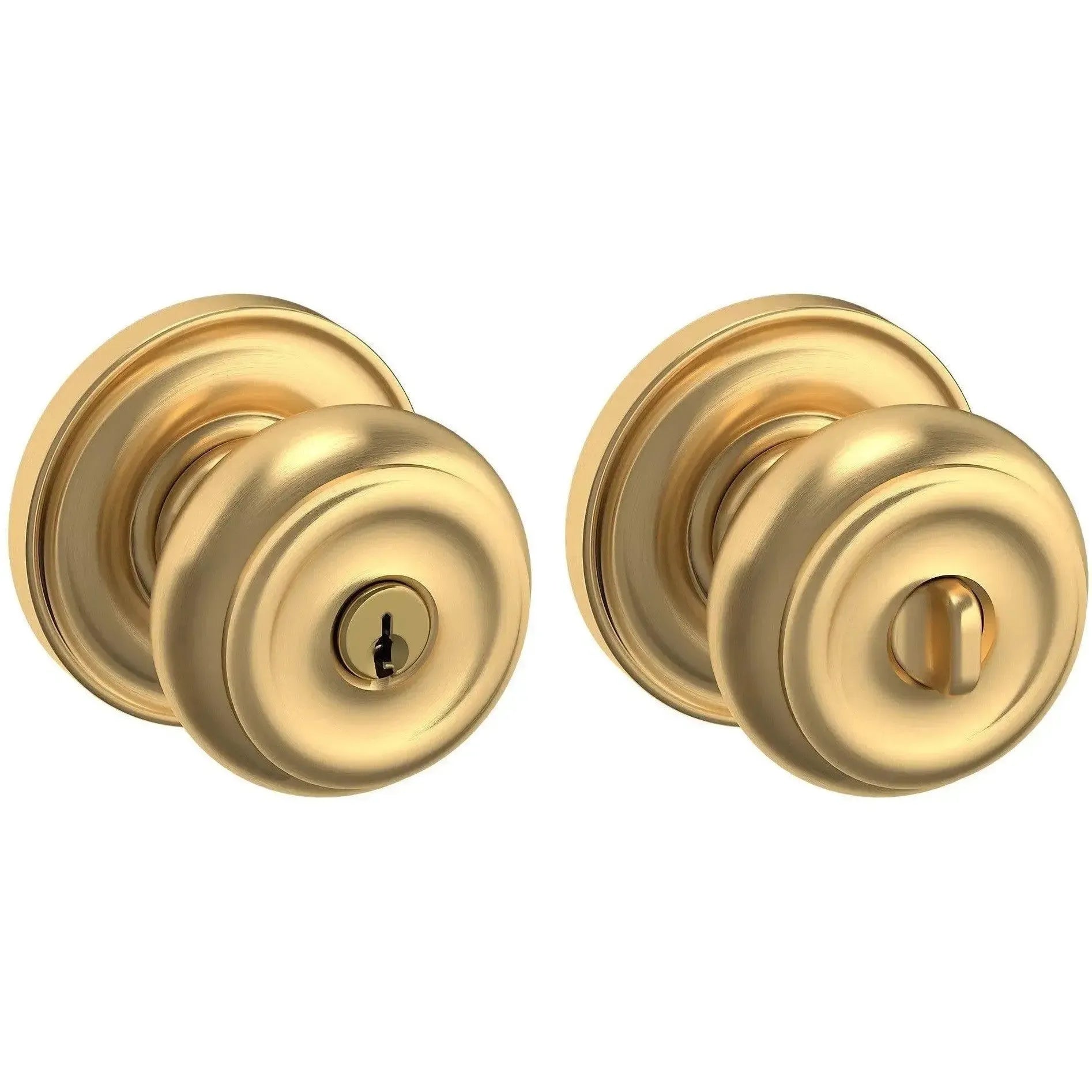 Baldwin EstateBaldwin 5210 Keyed Colonial Knob with Classic Rosette in 