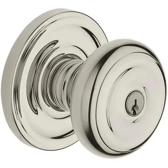 Baldwin EstateBaldwin 5210 Keyed Colonial Knob with Classic Rosette in 