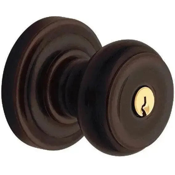 Baldwin EstateBaldwin 5210 Keyed Colonial Knob with Classic Rosette in 