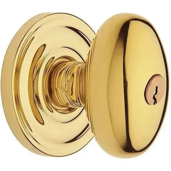 Baldwin EstateBaldwin 5225 Keyed Egg Knob with Classic Rosette in 