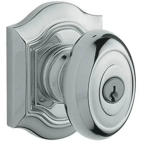 Baldwin EstateBaldwin 5237 Keyed Bethpage Knob with Bethpage Rosette in 