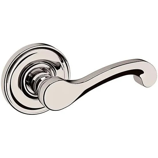 Baldwin 5445V Lever with 5048 Rosette Lifetime Polished Nickel