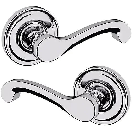 Baldwin 5445V Lever with 5048 Rosette Polished Chrome