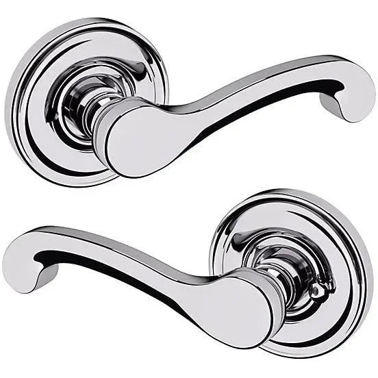Baldwin 5445V Lever with 5048 Rosette Polished Chrome