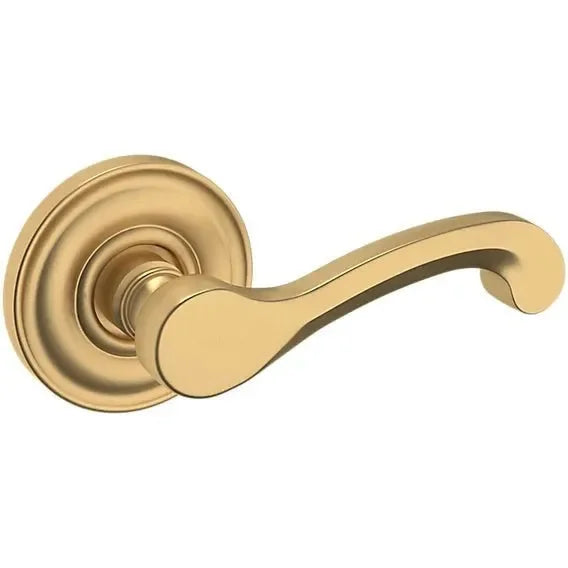 Baldwin 5445V Lever with 5048 Rosette Vintage Brass