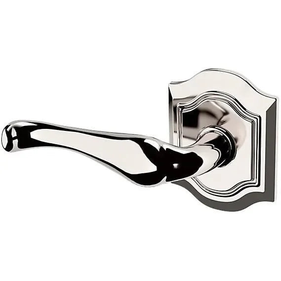 Baldwin 5447V Bethpage Lever with R027 Rosette Lifetime Polished Nickel