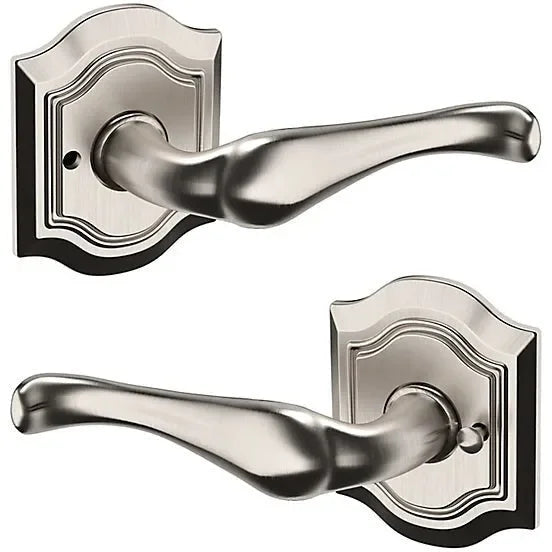 Baldwin 5447V Bethpage Lever with R027 Rosette Lifetime Satin Nickel
