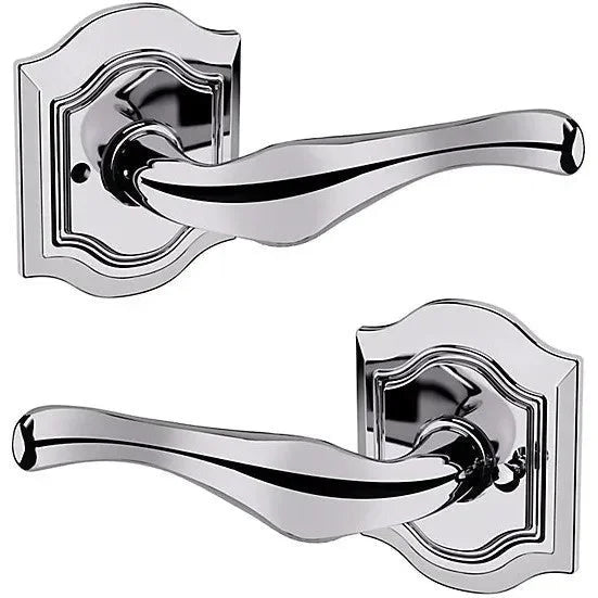 Baldwin 5447V Bethpage Lever with R027 Rosette Polished Chrome