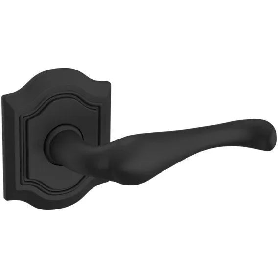 Baldwin 5447V Bethpage Lever with R027 Rosette Satin Black