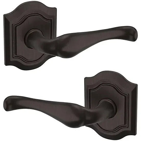 Baldwin 5447V Bethpage Lever with R027 Rosette Venetian Bronze