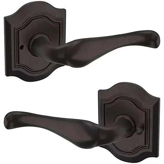 Baldwin 5447V Bethpage Lever with R027 Rosette Venetian Bronze
