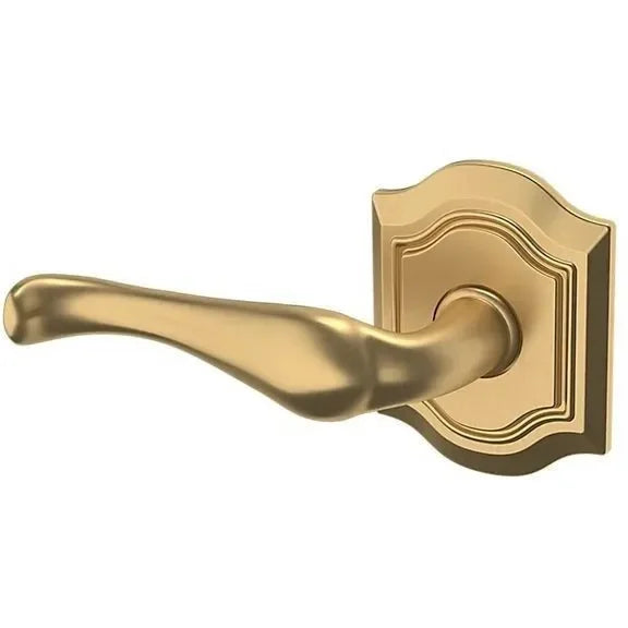Baldwin 5447V Bethpage Lever with R027 Rosette Vintage Brass
