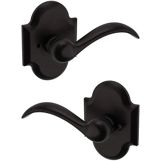 Baldwin Estate 5452V Privacy Lever with R030 Rosette in Oil Rubbed Bronze finish