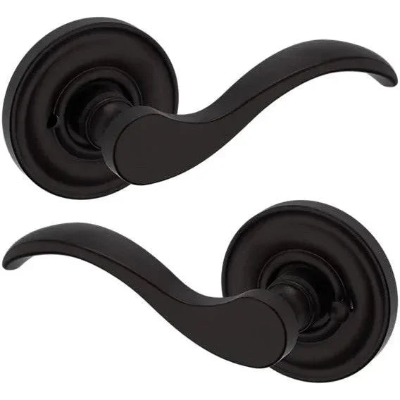 Baldwin 5455V Wave Lever with 5048 Rosette Oil Rubbed Bronze
