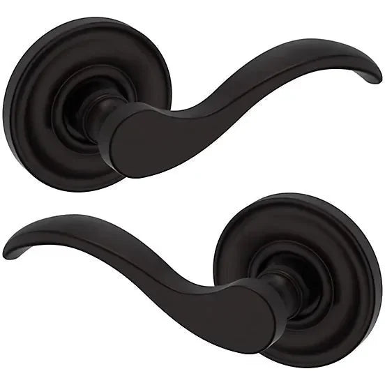 Baldwin 5455V Wave Lever with 5048 Rosette Oil Rubbed Bronze