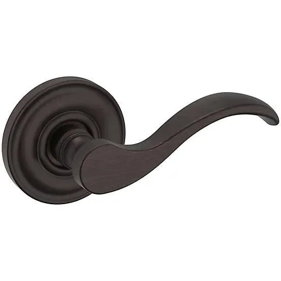 Baldwin 5455V Wave Lever with 5048 Rosette Venetian Bronze