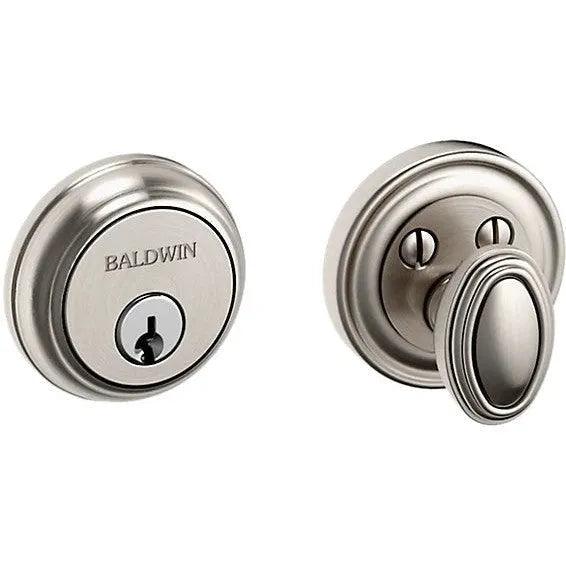 Baldwin Estate 8031 Traditional Deadbolt in Lifetime Satin Nickel finish