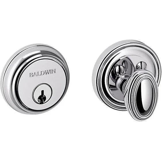 Baldwin Estate 8031 Traditional Deadbolt in Polished Chrome finish