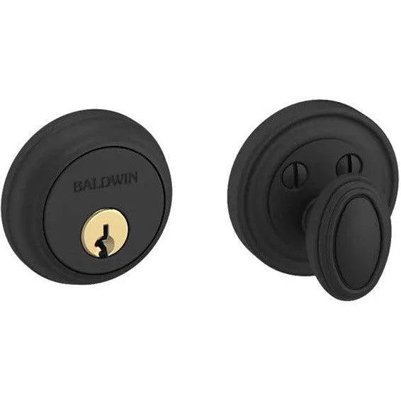Baldwin Estate 8031 Traditional Deadbolt in Satin Black finish
