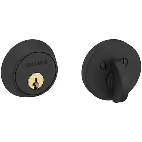 Baldwin 8041 Contemporary Deadbolt- 1 5/8" Door Prep in Satin Black finish