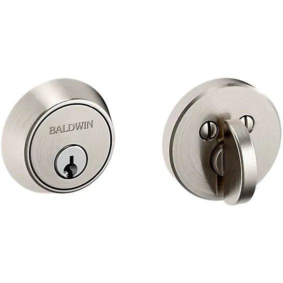 Baldwin Estate 8041 Contemporary Deadbolt in Lifetime Satin Nickel finish