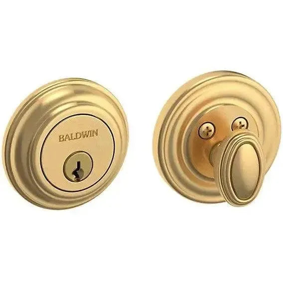Baldwin 8231 Baltimore Traditional Deadbolt in Lifetime Satin Brass finish
