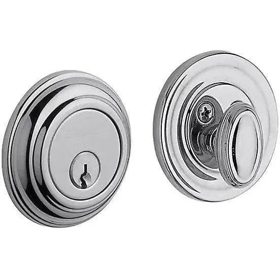 Baldwin 8231 Baltimore Traditional Deadbolt in Polished Chrome finish