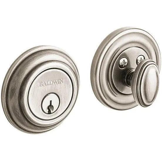 Baldwin Estate 8231 Traditional Deadbolt in Lifetime Satin Nickel finish