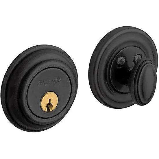 Baldwin Estate 8231 Traditional Deadbolt in Satin Black finish