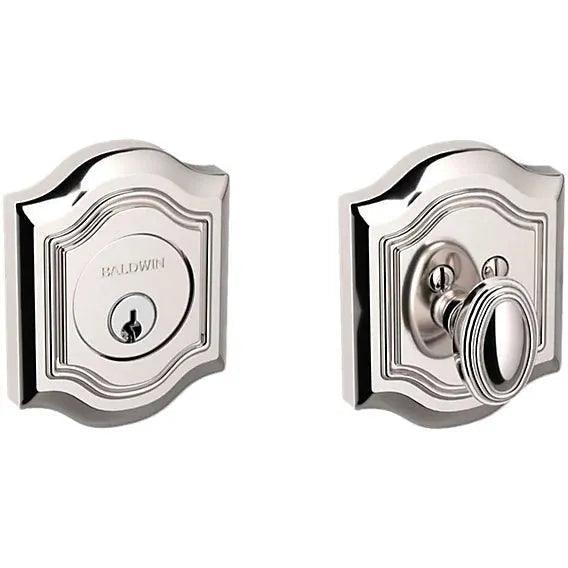 Baldwin Estate 8237 Bethpage Deadbolt in Lifetime Polished Nickel finish