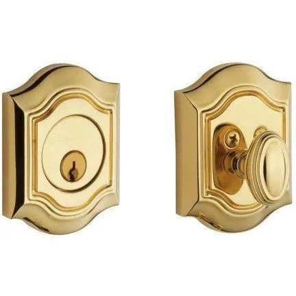 Baldwin Estate 8237 Bethpage Deadbolt in Unlacquered Brass finish