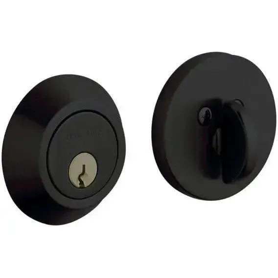 Baldwin 8241 Contemporary Deadbolt- 2 1/8" Door Prep in Satin Black finish