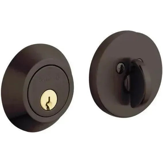 Baldwin 8241 Contemporary Deadbolt- 2 1/8" Door Prep in Venetian Bronze finish