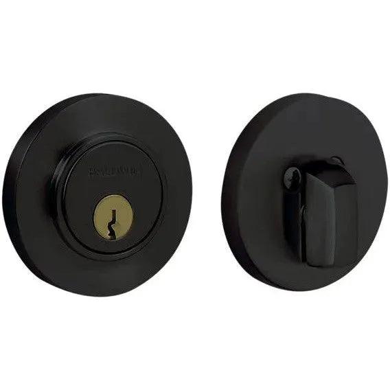 Baldwin Estate 8244 Contemporary Deadbolt in Satin Black finish