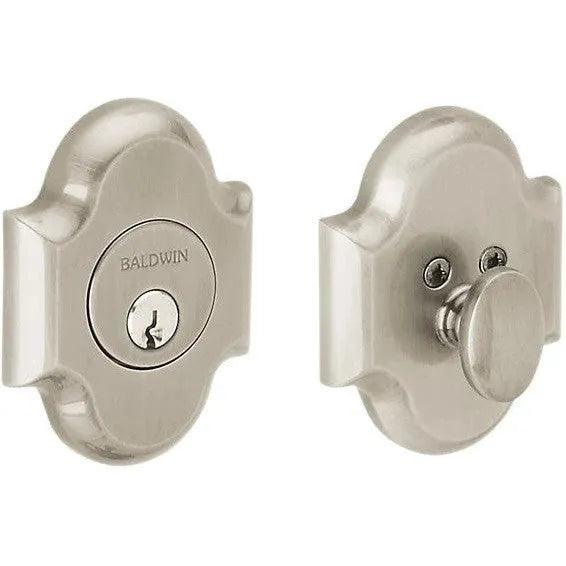Baldwin Estate 8252 Boulder Arched Deadbolt in Lifetime Satin Nickel finish